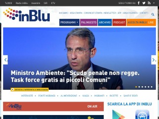 Screenshot sito: Radio InBlu