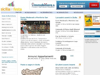 Screenshot sito: Siciliainfesta.com