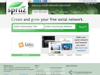 Screenshot sito: Spruz.com