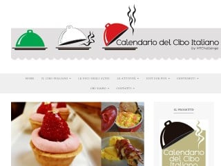 Screenshot sito: Calendario del Cibo Italiano