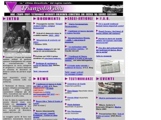 Screenshot sito: Triangolo Viola