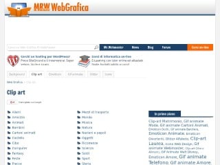 Screenshot sito: MrWebmaster.it Clip Art