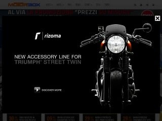 Screenshot sito: Motorbox moto