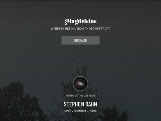 Screenshot sito: Magdeleine