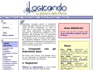 Screenshot sito: Logicando.it
