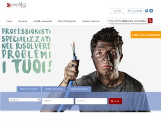 Screenshot sito: Espliko.com
