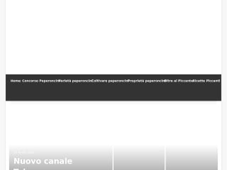 Screenshot sito: Peperoncini.top
