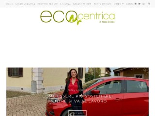 Screenshot sito: Ecocentrica