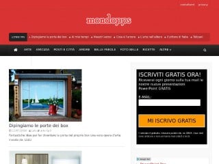 Screenshot sito: MondoPPS.com