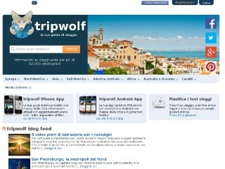 Screenshot sito: Tripwolf