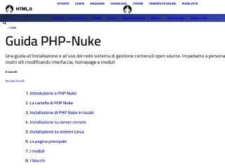 Guida a PHP Nuke