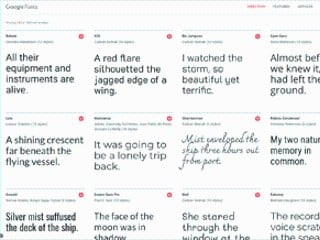 Google Fonts