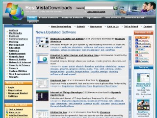 Screenshot sito: BestVistaDownloads.com