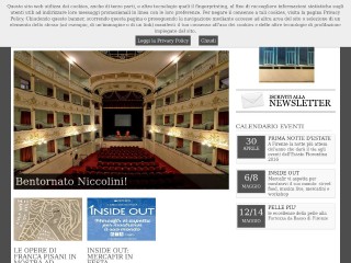 Screenshot sito: Toscana e Chianti News