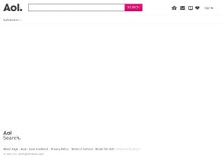 Screenshot sito: Aol Search