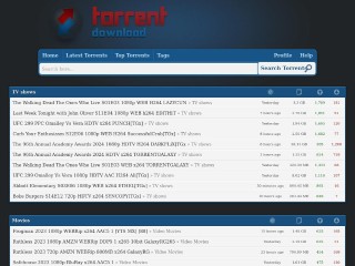 Screenshot sito: Torrent Download 