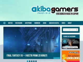 Screenshot sito: Akiba Gamers