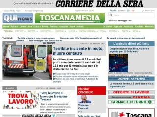 Screenshot sito: Toscana Media News