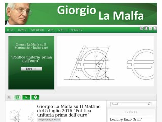 Screenshot sito: Giorgio la Malfa
