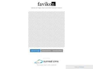 Screenshot sito: Favikon