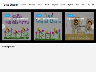 Screenshot sito: Tuttodisegni.com