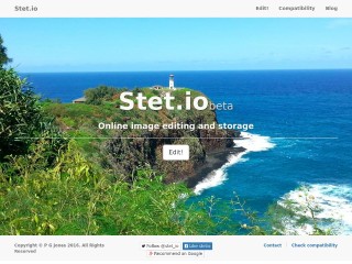 Screenshot sito: Stet.io