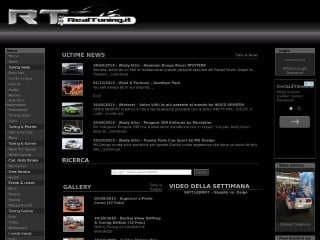 Screenshot sito: RealTuning.it