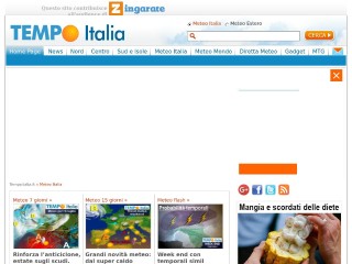 Screenshot sito: TempoItalia.it