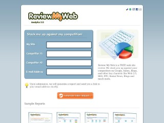 Screenshot sito: ReviewMyWeb