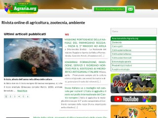 Screenshot sito: Rivistadiagraria.org