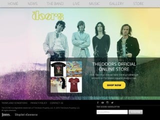 Screenshot sito: The Doors
