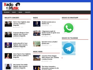 Screenshot sito: RadioMusik.it
