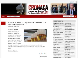 Screenshot sito: Cronaca Criminale