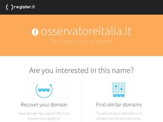 Screenshot sito: L'Osservatore D'Italia