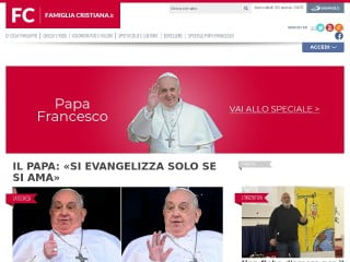 Screenshot sito: Famiglia Cristiana