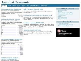 Screenshot sito: Lavoro-Economia.it