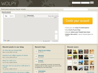 Screenshot sito: Wolpy