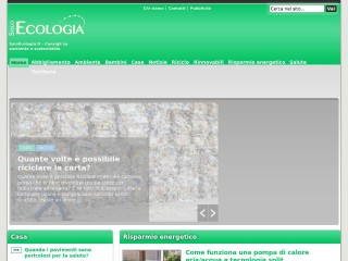 Screenshot sito: SoloEcologia.it