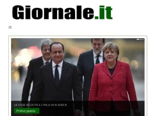 Screenshot sito: Giornale.it