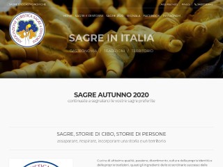 Screenshot sito: Sagreedintorni.it
