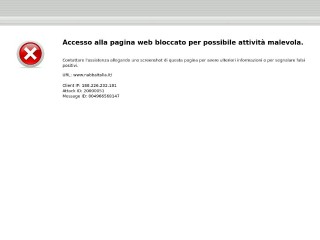 Screenshot sito: Nabbaitalia