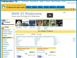 Screenshot sito: Blogger Layouts