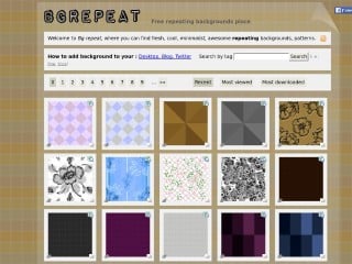 Screenshot sito: BGrepeat