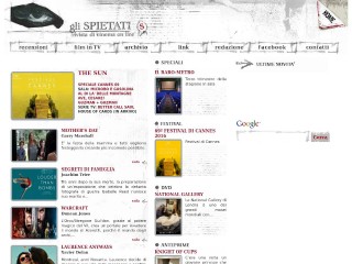 Screenshot sito: Gli Spietati