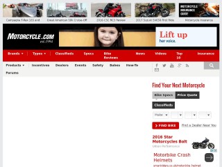 Screenshot sito: MotorCycle