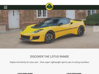 Screenshot sito: Lotus