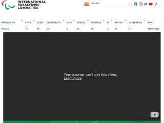 Screenshot sito: Paralympic.org