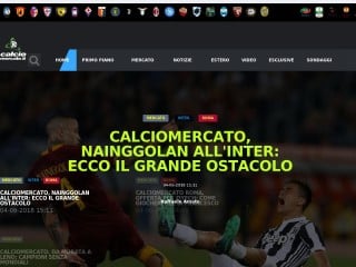 Screenshot sito: CalcioMercato.it