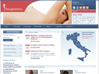 Screenshot sito: Chirurgie Estetiche