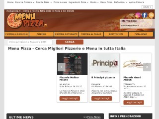 Screenshot sito: Menupizza.it